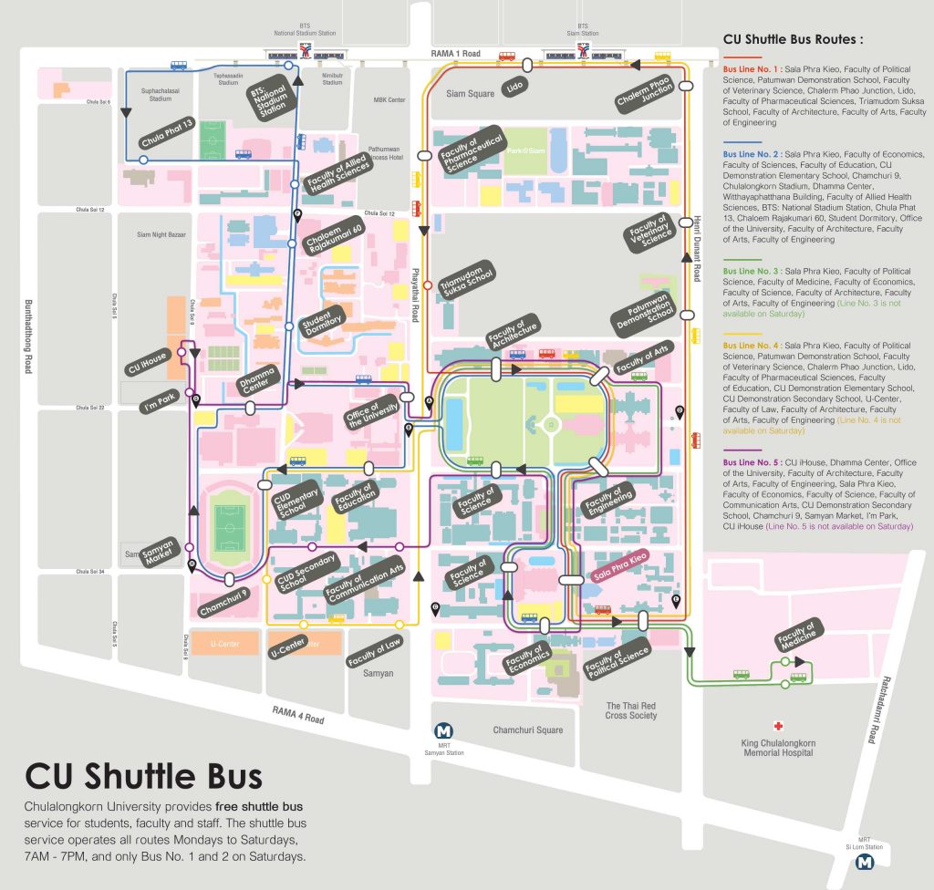 CU Shuttle Bus – Chulalongkorn University