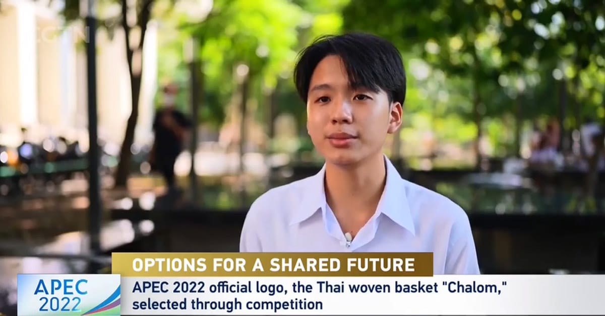 APEC 2022 Official Logo the Thai Woven Basket Chalom Designed