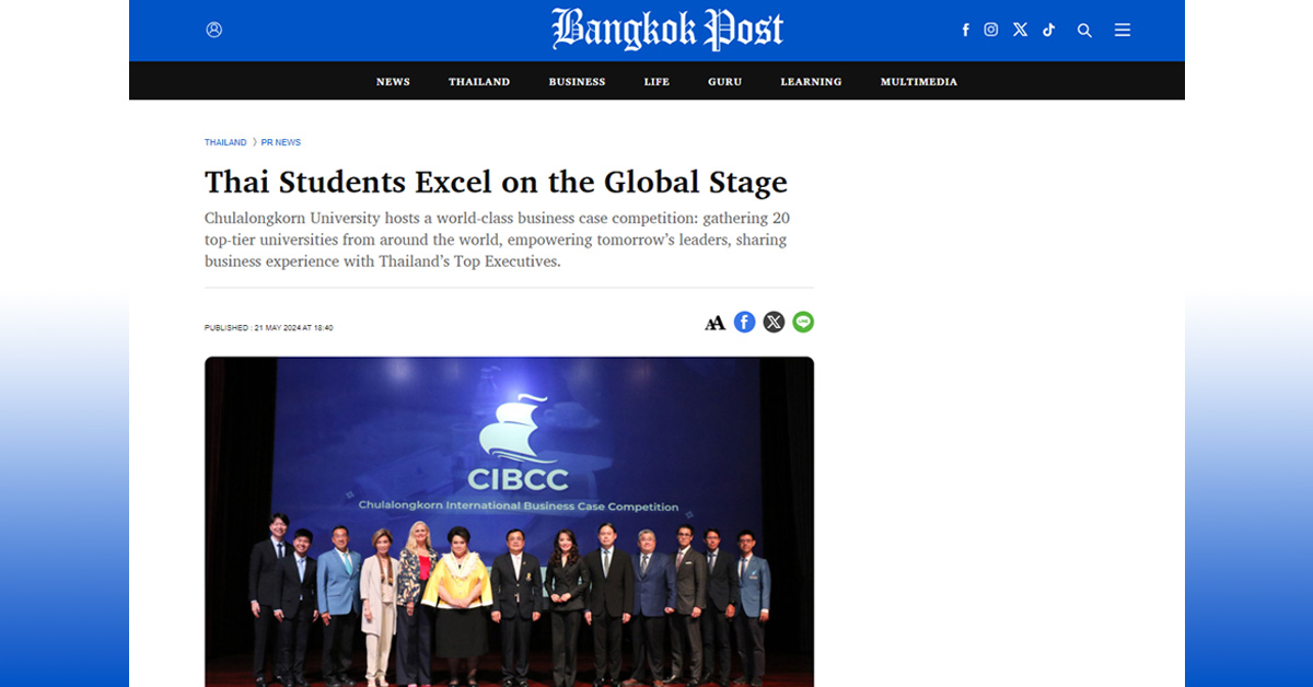 Thai Students Excel on the Global Stage