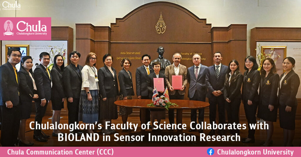 Chulalongkorn’s Faculty of Science Collaborates with BIOLAND in Sensor Innovation Research