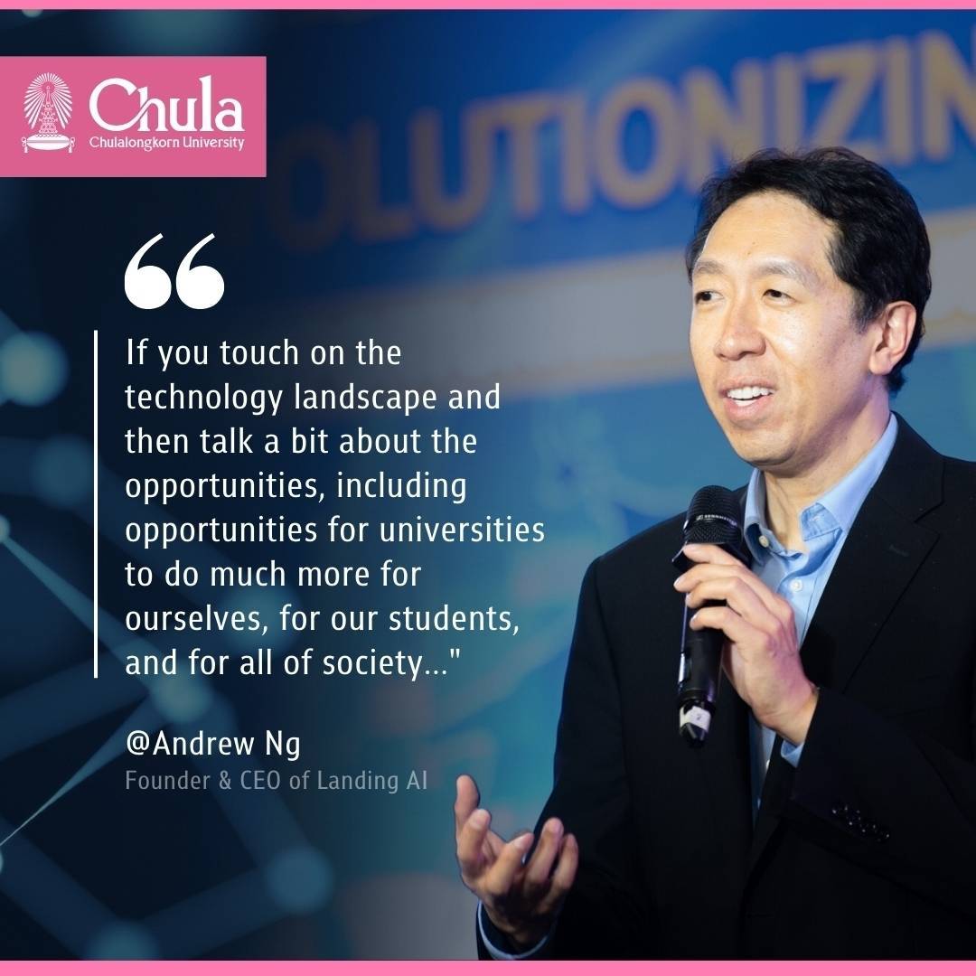 Dr. Andrew Ng Adjunct Professor from Stanford University, globally recognized Leader in AI (Artificial Intelligence), Founder of DeepLearning.Ai, General Partner at AI Fund and Co-Founder of Coursera