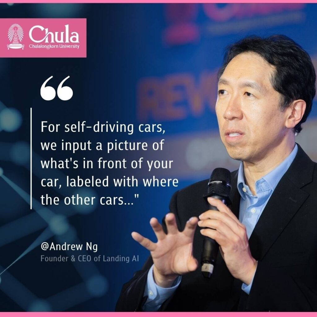 Dr. Andrew Ng Adjunct Professor from Stanford University, globally recognized Leader in AI (Artificial Intelligence), Founder of DeepLearning.Ai, General Partner at AI Fund and Co-Founder of Coursera