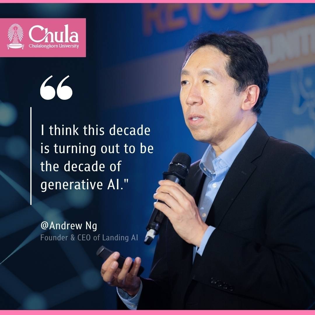 Dr. Andrew Ng Adjunct Professor from Stanford University, globally recognized Leader in AI (Artificial Intelligence), Founder of DeepLearning.Ai, General Partner at AI Fund and Co-Founder of Coursera