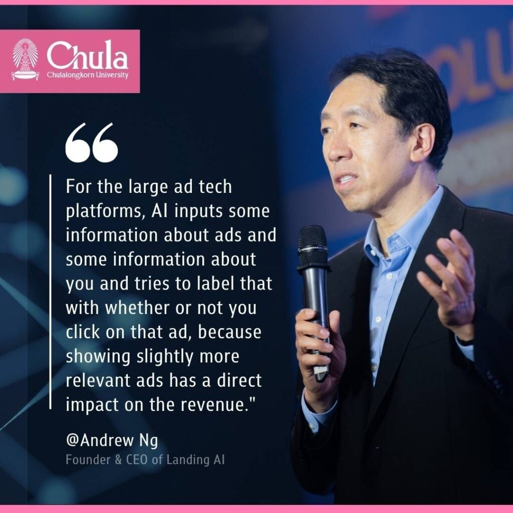 Dr. Andrew Ng Adjunct Professor from Stanford University, globally recognized Leader in AI (Artificial Intelligence), Founder of DeepLearning.Ai, General Partner at AI Fund and Co-Founder of Coursera