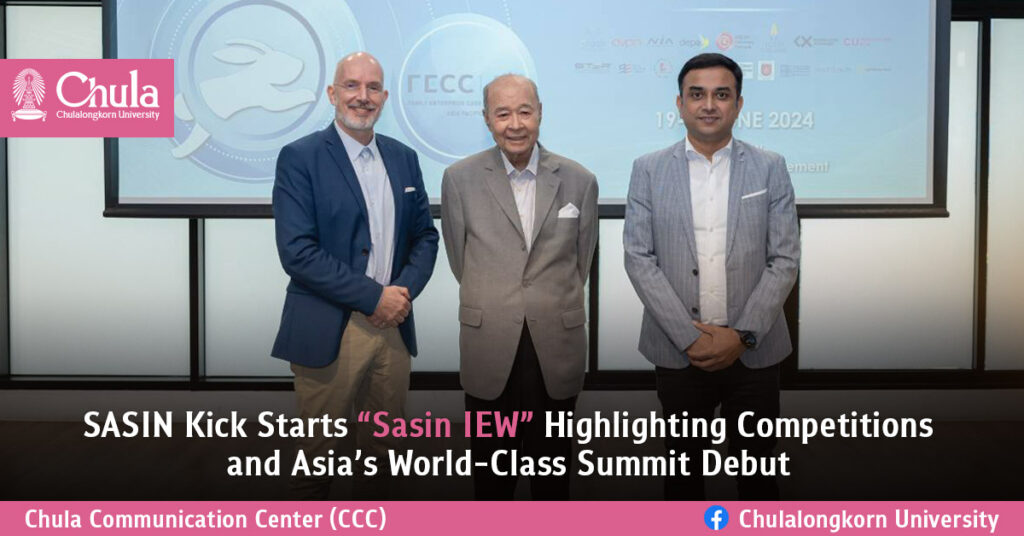 SASIN Kick Starts “Sasin IEW” Highlighting Competitions and Asia’s World-Class Summit Debut 
