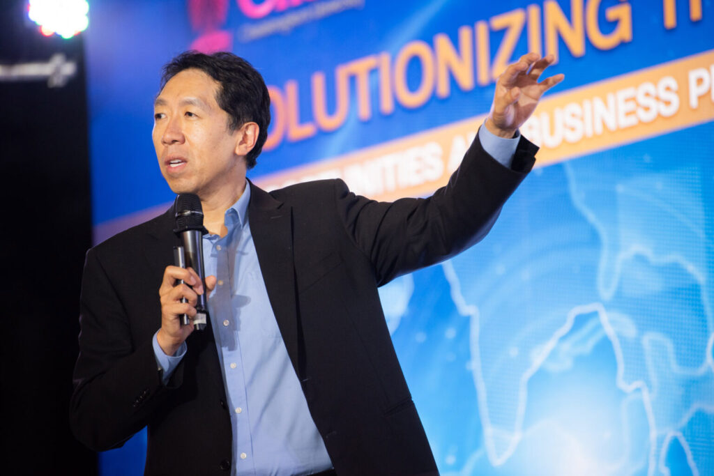 Dr. Andrew Ng
Adjunct Professor from Stanford University, globally recognized Leader in AI (Artificial Intelligence), Founder of DeepLearning.Ai, General Partner at AI Fund and Co-Founder of Coursera
