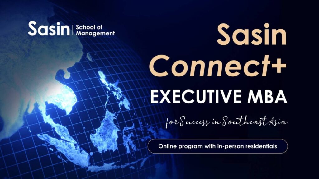 Sasin Launches New Online EMBA Course: “Sasin Connect+ Executive MBA” 