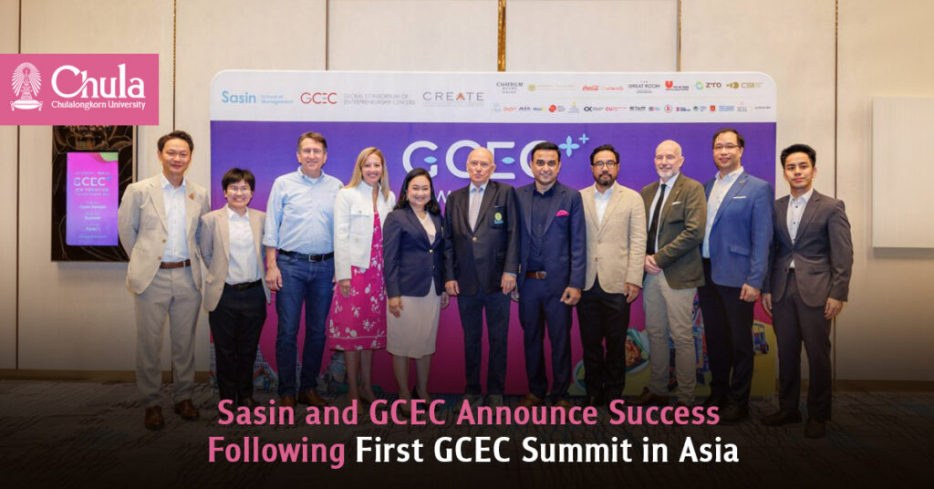 Sasin and GCEC Announce Success Following First GCEC Summit in Asia