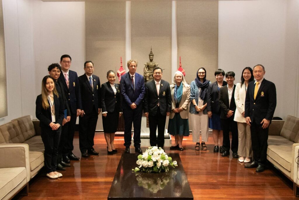 Chula Executives Welcome UNHCR Representative, EU Ambassador to Cambodia, and EU Special Envoy for Myanmar at “HPAIR Asia Conference 2024”