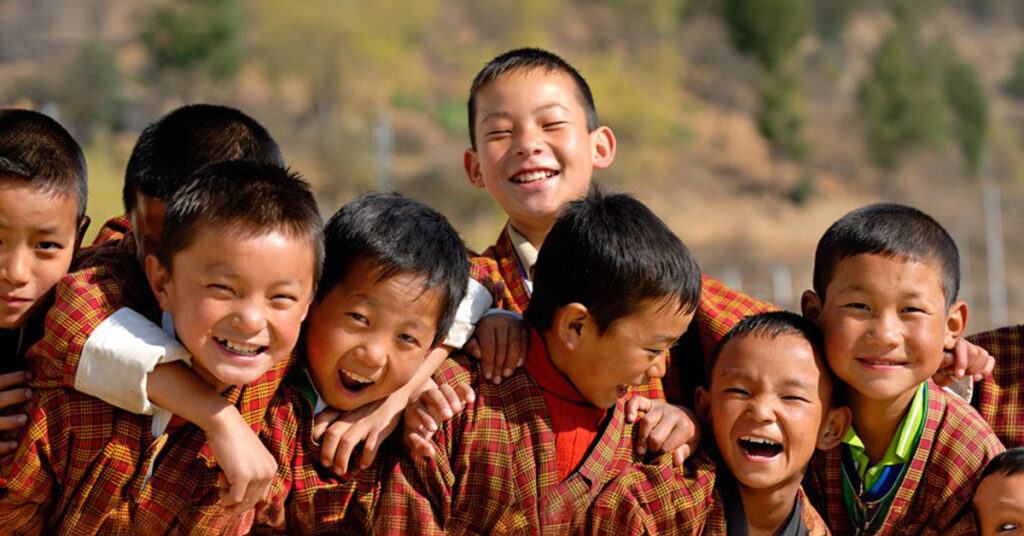 “Bhutan promotes Gross National Happiness”