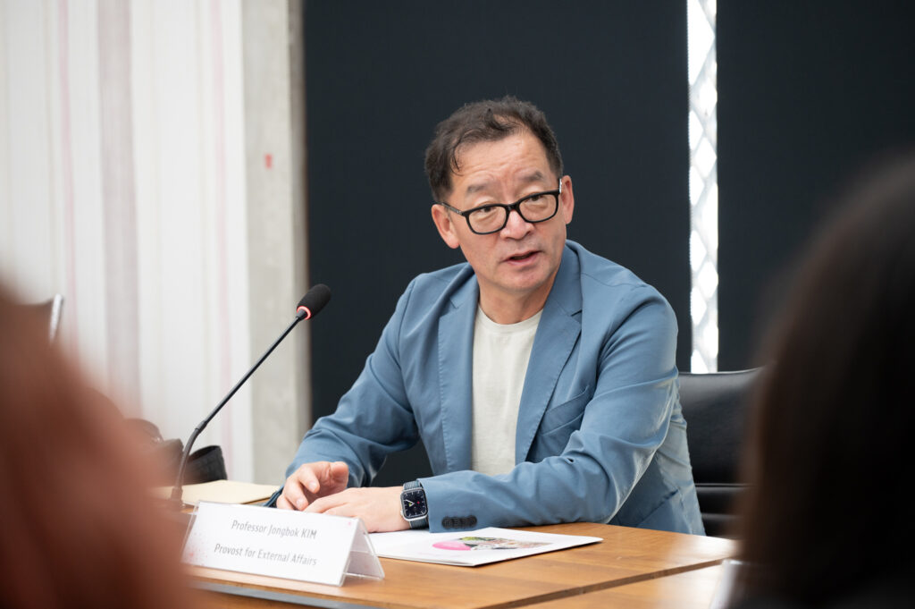 Prof. Jongbok KIM, Provost for External Affairs from Kyung Hee University, South Korea