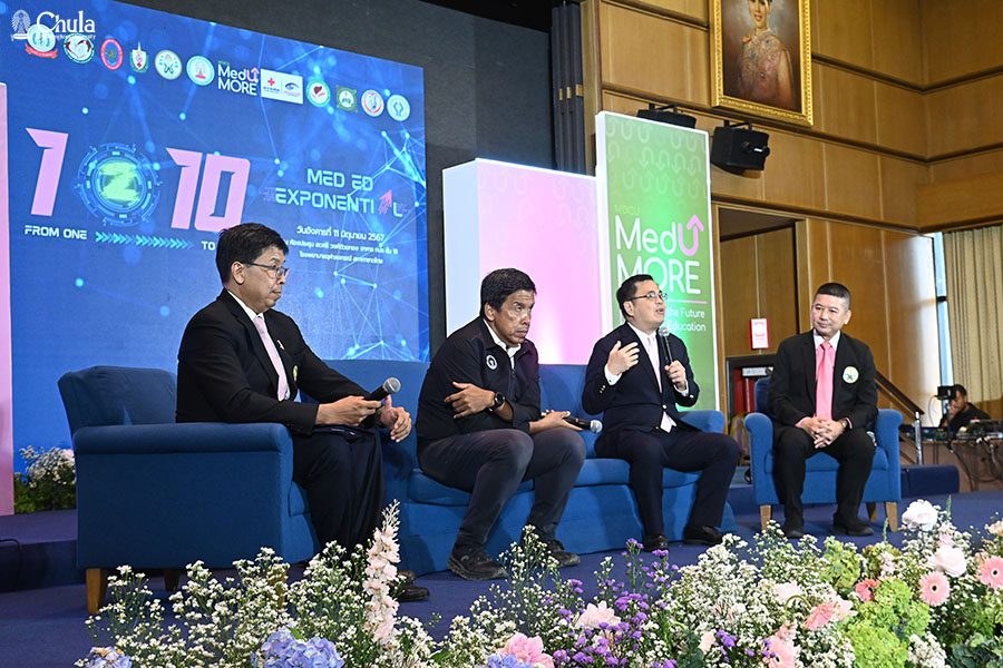 “MedUMORE 1-2-10 Med Ed Exponential” Celebrates MedUMORE and Launches an MOU between Chulalongkorn’s Faculty of Medicine and 10 Top Medical Organizations