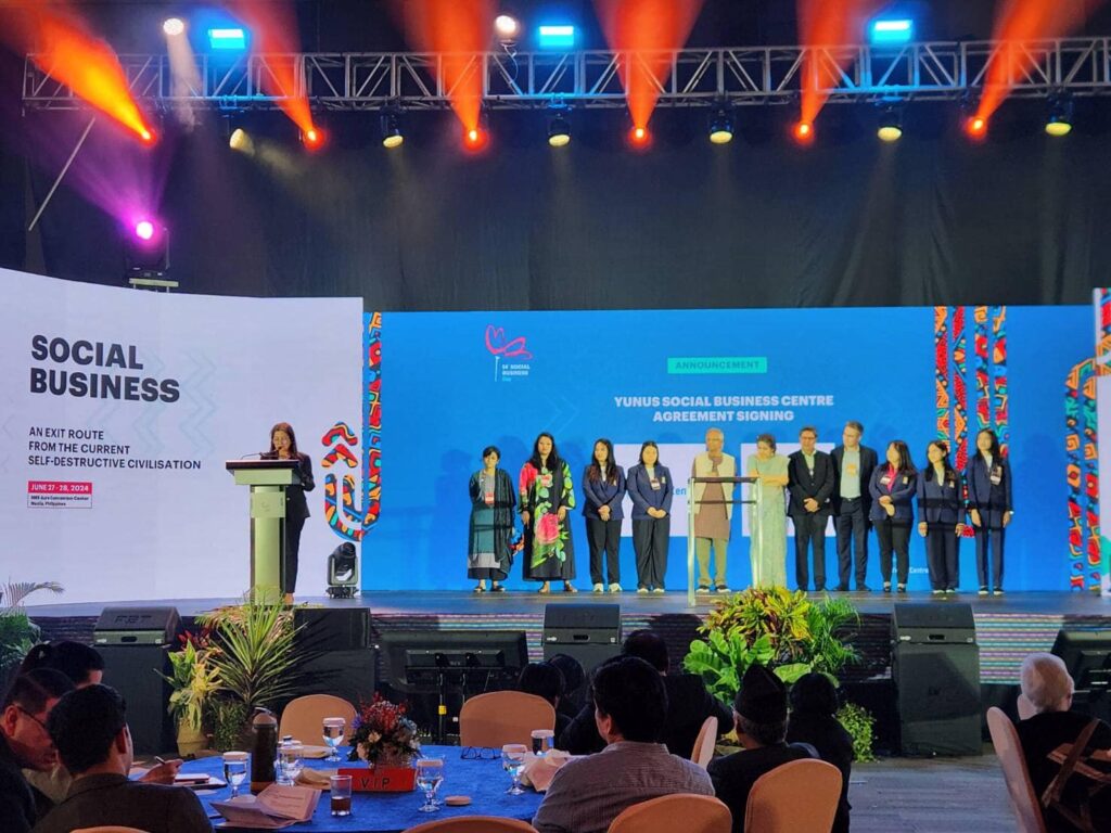 MOU Signing between Social Research Institute, Chulalongkorn University, and World’s Leading Organization in Social Development, Yunus Centre, headed by Nobel Laureate, to Create “Power of Change” toward Sustainable Society