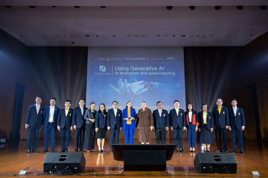 The Third Chulalongkorn University President’s Distinguished Speakers: “Using Generative AI to Strengthen and Speed Learning” 