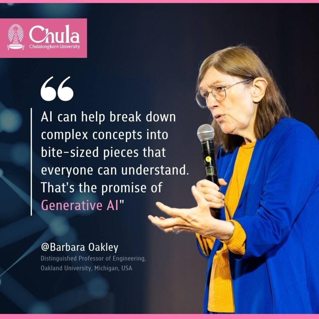 The Third Chulalongkorn University President’s Distinguished Speakers: “Using Generative AI to Strengthen and Speed Learning”
