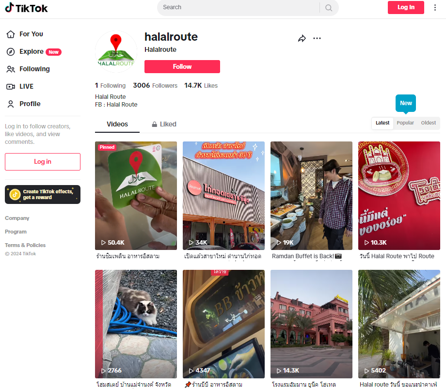 TikTok  halalroute