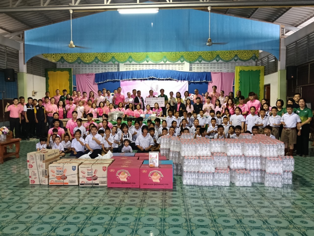 Chula Executives Donate Items to Support Schools in Nan Province under the Flood Relief for Nan Project