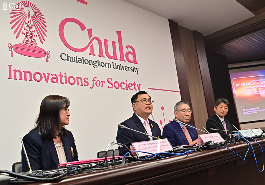 Chulalongkorn University, in collaboration with the Asahi Glass Foundation, organized the 32nd Special Seminar and Research Grant Ceremony of the Asahi Glass Foundation Japan for 2024