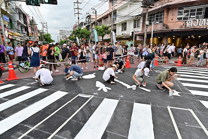 Success of the Bangkok Car Free Day 2024 on Banthat Thong Road: A Model Street of Happiness for All