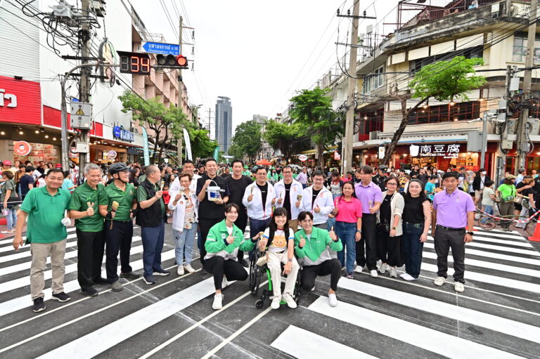 Success of the Bangkok Car Free Day 2024 on Banthat Thong Road: A Model Street of Happiness for All