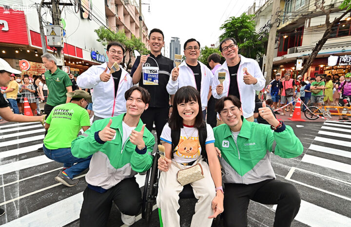 Success of the Bangkok Car Free Day 2024 on Banthat Thong Road: A Model Street of Happiness for All