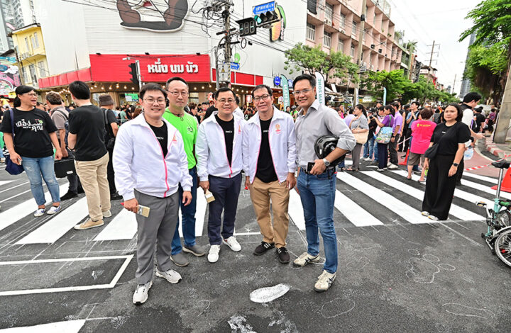 Success of the Bangkok Car Free Day 2024 on Banthat Thong Road: A Model Street of Happiness for All