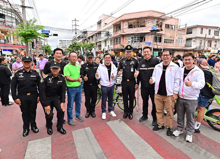 Success of the Bangkok Car Free Day 2024 on Banthat Thong Road: A Model Street of Happiness for All