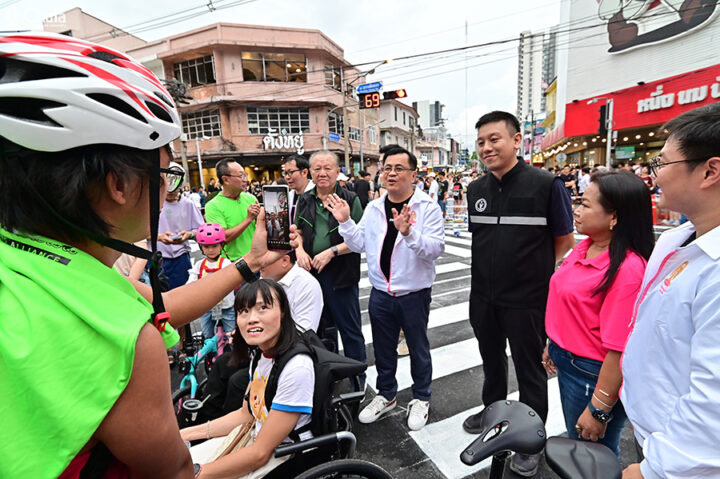 Success of the Bangkok Car Free Day 2024 on Banthat Thong Road: A Model Street of Happiness for All