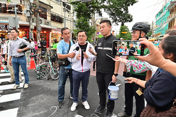 Success of the Bangkok Car Free Day 2024 on Banthat Thong Road: A Model Street of Happiness for All