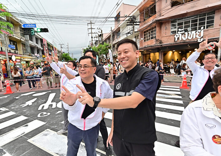 Success of the Bangkok Car Free Day 2024 on Banthat Thong Road: A Model Street of Happiness for All