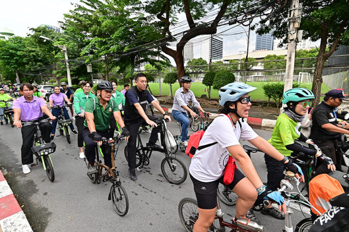 Success of the Bangkok Car Free Day 2024 on Banthat Thong Road: A Model Street of Happiness for All