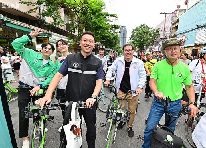 Success of the Bangkok Car Free Day 2024 on Banthat Thong Road: A Model Street of Happiness for All