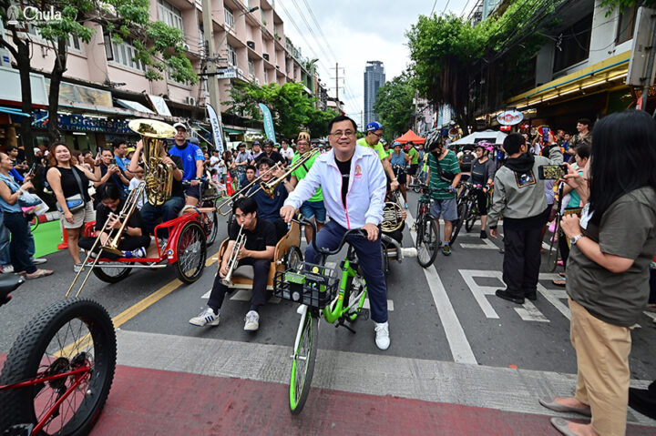 Success of the Bangkok Car Free Day 2024 on Banthat Thong Road: A Model Street of Happiness for All