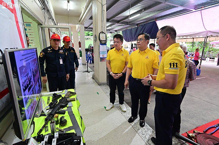 The 2024 Farewell Ceremony for Retiring Staff at the Chulalongkorn University Safety Center 