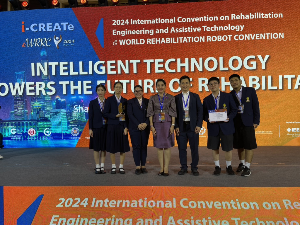 Satit Chula Innovators Win a Gold Medal at the International Convention on Rehabilitation Engineering and Assistive Technology (i-CREATe) in China  