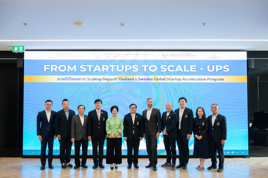 Seminar "From Startups to Scale-Ups: a Swedish Perspective" CUTIP Partners to Boost Thai Startups’ Global Success in Sweden