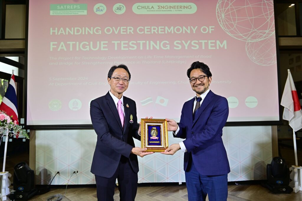 Chulalongkorn’s Engineering Collaborates with Japan to Enhance Thailand’s Infrastructure Capabilities; Receives 19-Million Baht Fatigue Testing System 