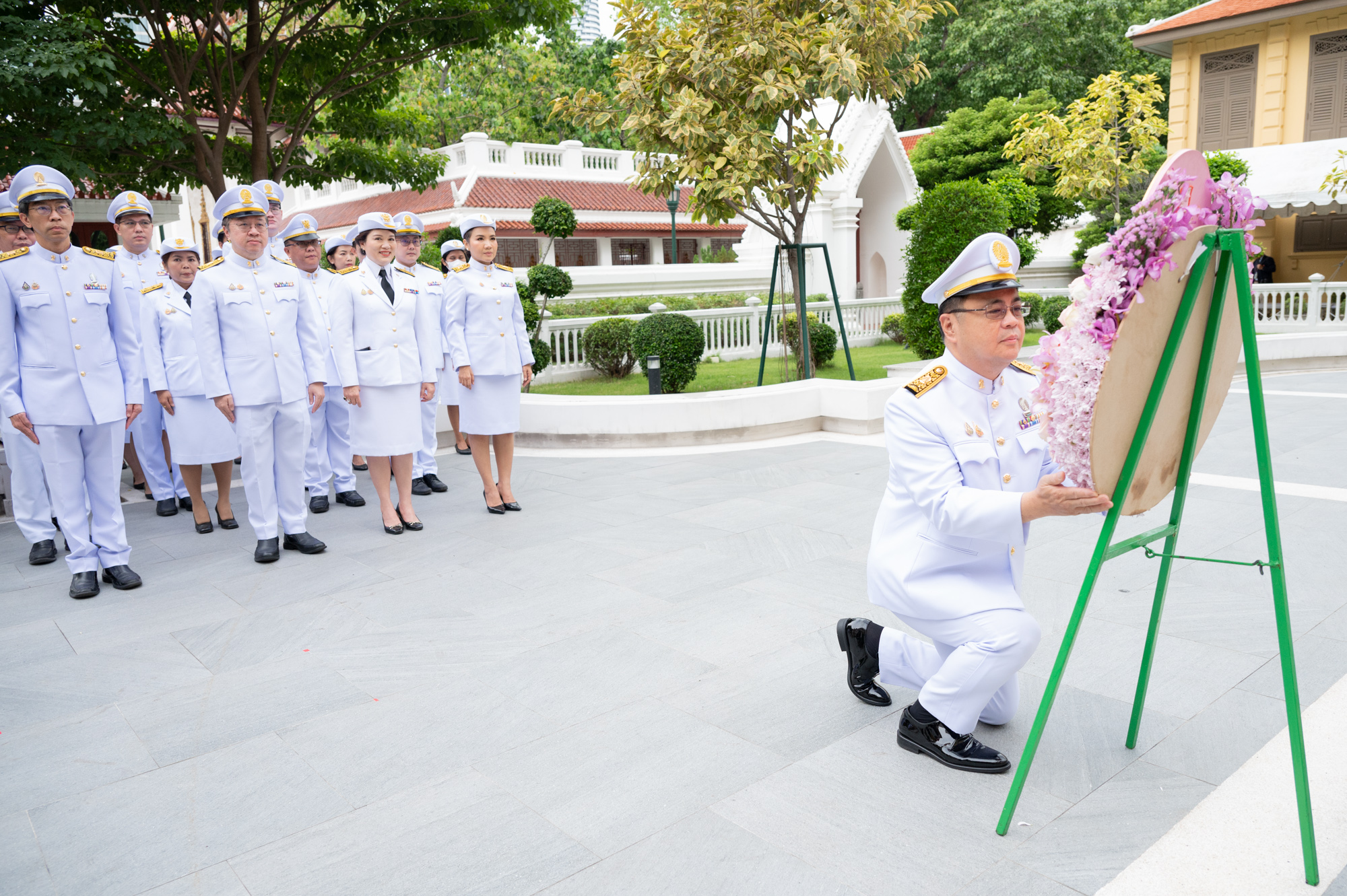 Chula Administrators Attend the Wreath-Laying Ceremony in Honor of Prince Mahidol of Songkhla on Mahidol Day 