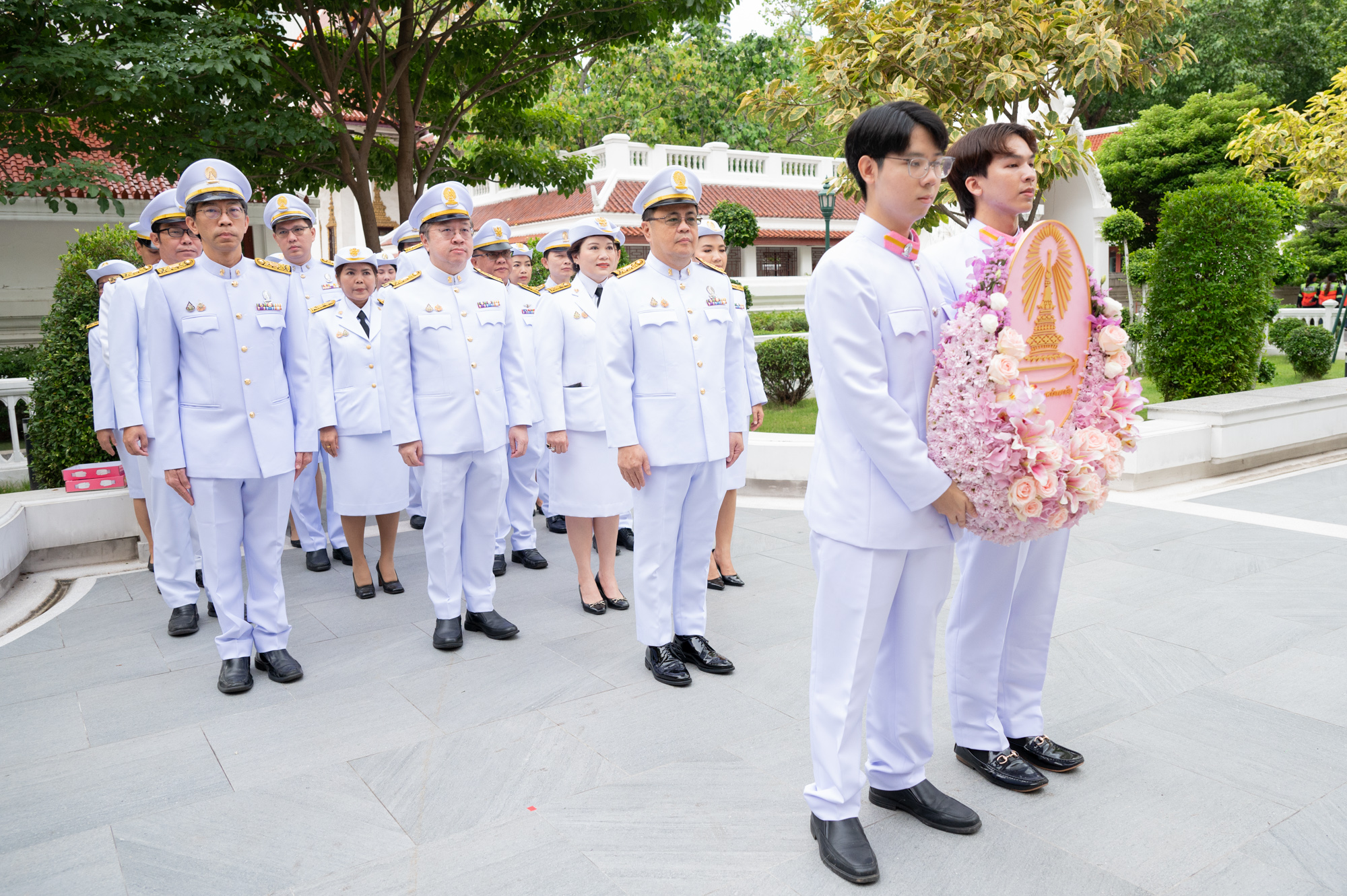 Chula Administrators Attend the Wreath-Laying Ceremony in Honor of Prince Mahidol of Songkhla on Mahidol Day 