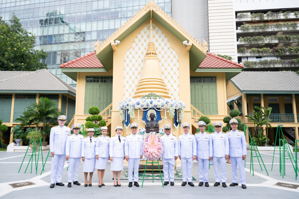 Chula Administrators Attend the Wreath-Laying Ceremony in Honor of Prince Mahidol of Songkhla on Mahidol Day 