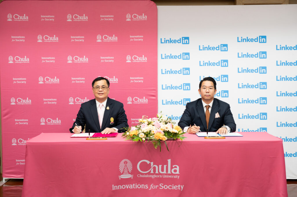 Chulalongkorn University Forms a Partnership with LinkedIn to Create Lifelong Learning Opportunities for Personnel