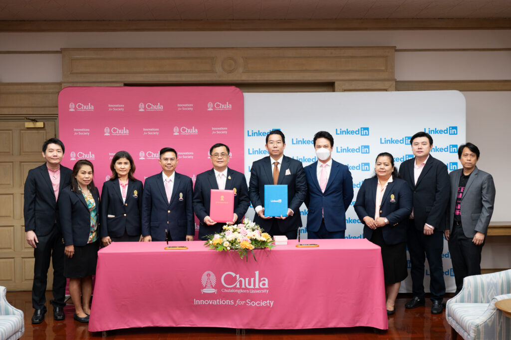 Chulalongkorn University Forms a Partnership with LinkedIn to Create Lifelong Learning Opportunities for Personnel