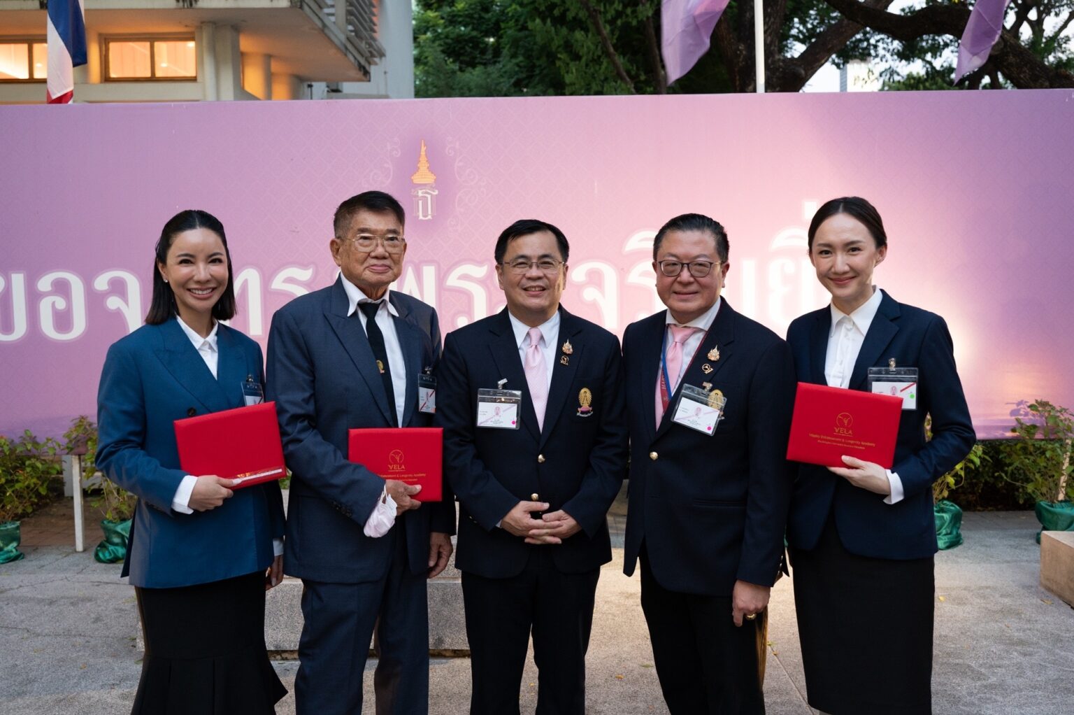 Princess Maha Chakri Sirindhorn Presents Certificates to Vela Course Graduates, Class 1 and 2