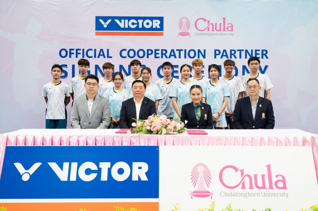 Chulalongkorn University Partners with VICTOR SPORTS (THAILAND) to Support Badminton Equipment 