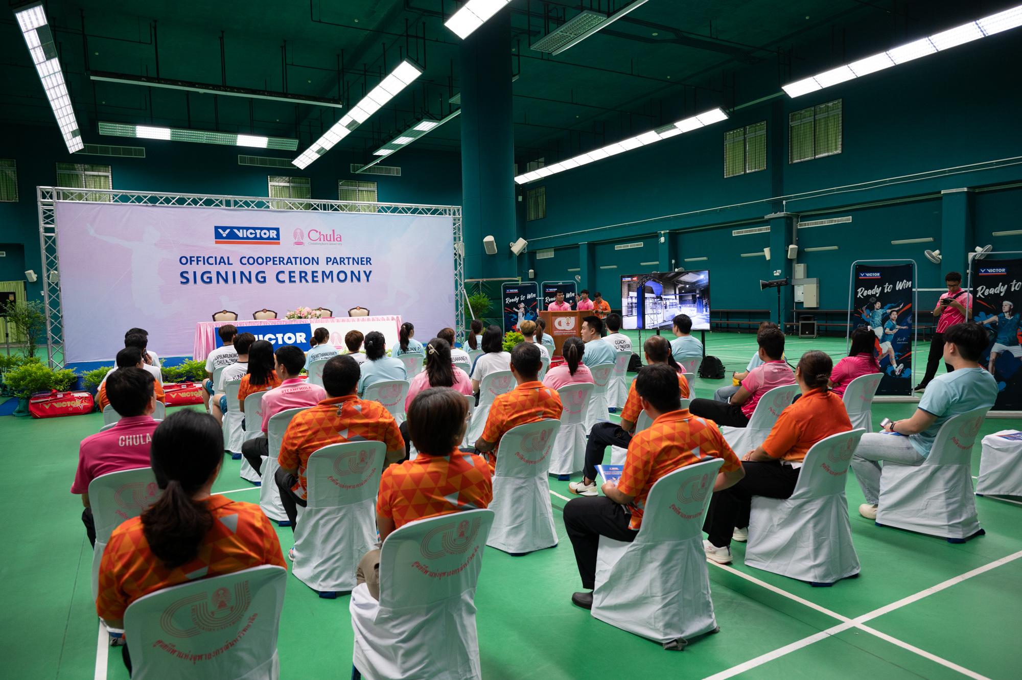 Chulalongkorn University Partners with VICTOR SPORTS (THAILAND) to Support Badminton Equipment 