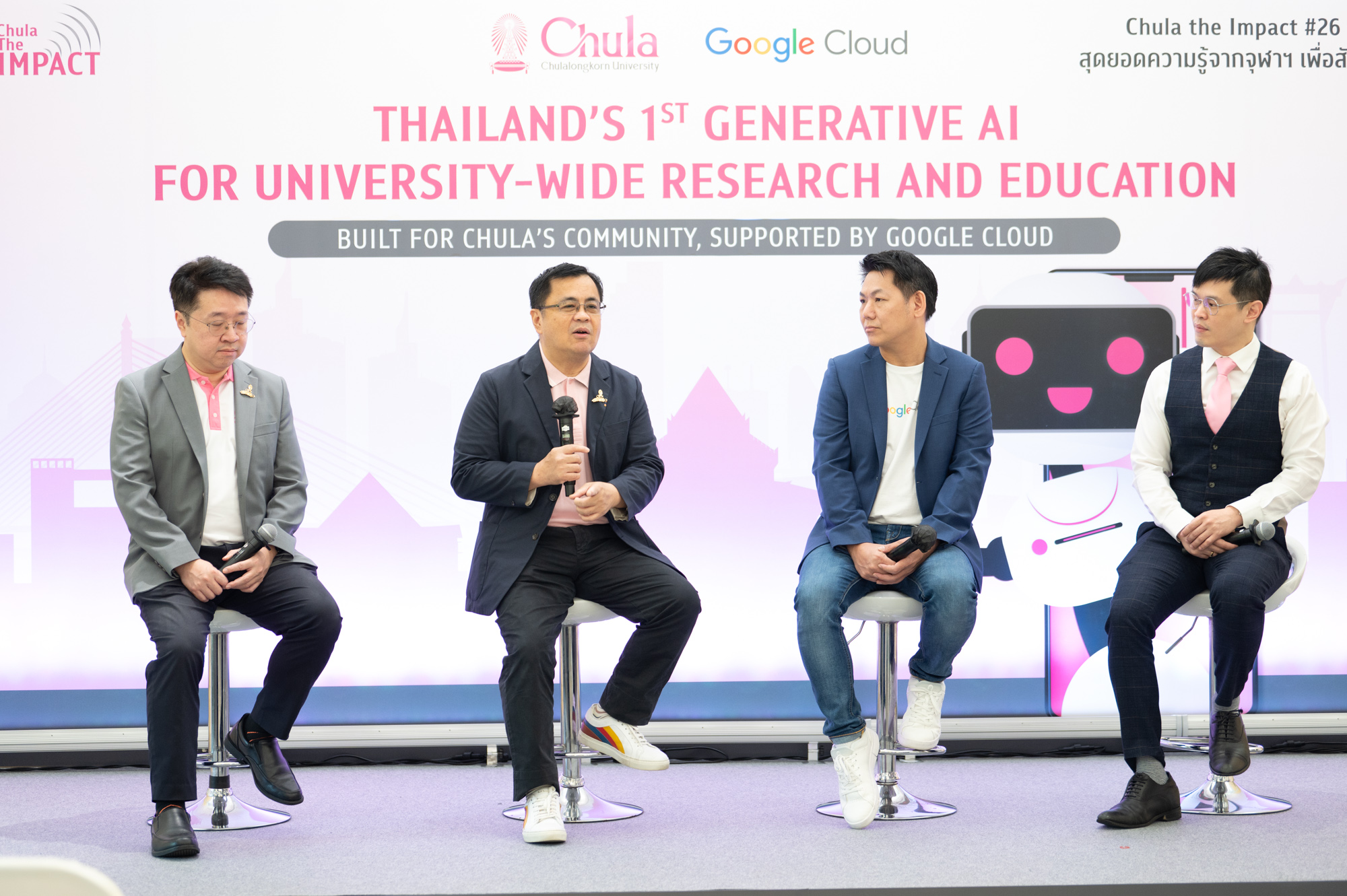 Chula Pioneers Responsible Use of Generative AI for Higher Education in Thailand with the Inauguration of ‘ChulaGENIE,’ in Collaboration with Google Cloud