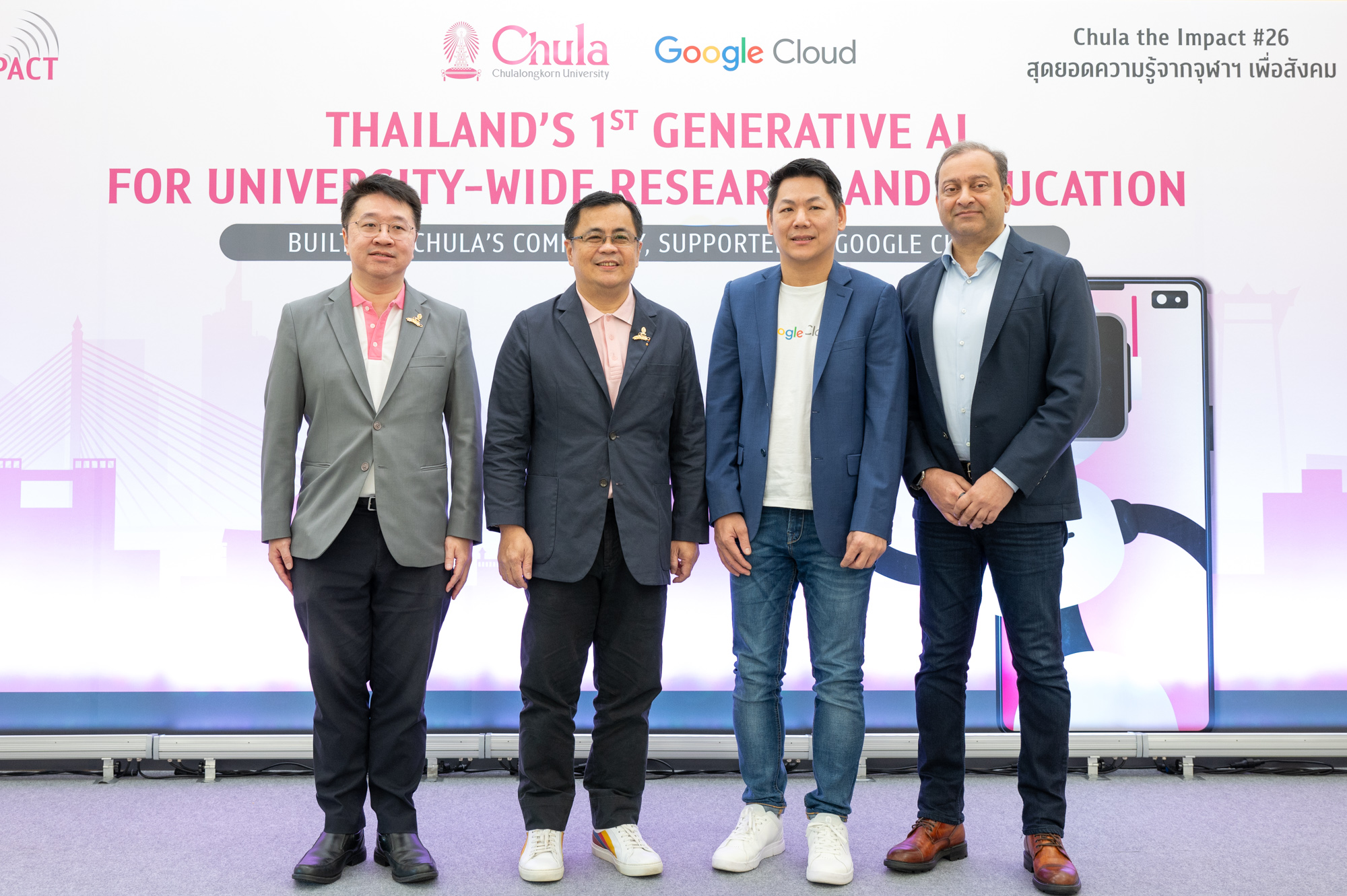 Chula Pioneers Responsible Use of Generative AI for Higher Education in Thailand with the Inauguration of ‘ChulaGENIE,’ in Collaboration with Google Cloud