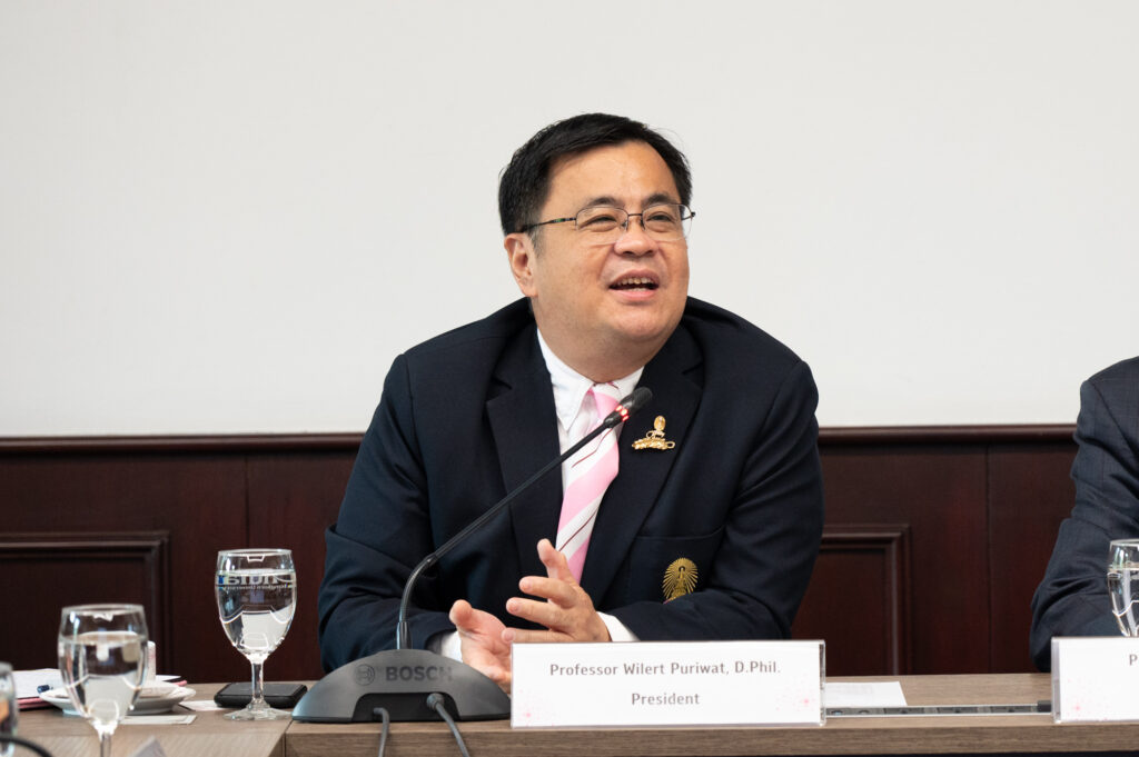 Professor Dr. Wilert Puriwat, President of Chulalongkorn University