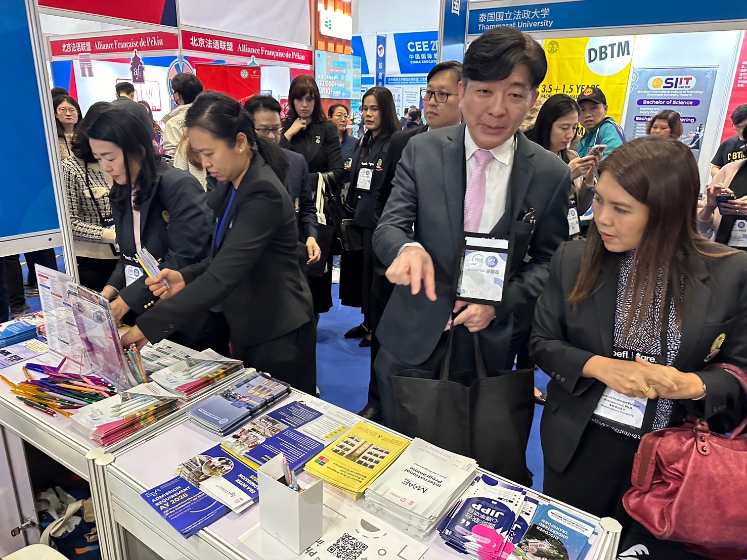 Chula Takes Part in China Education Expo 2024 to Promote its International Programs 