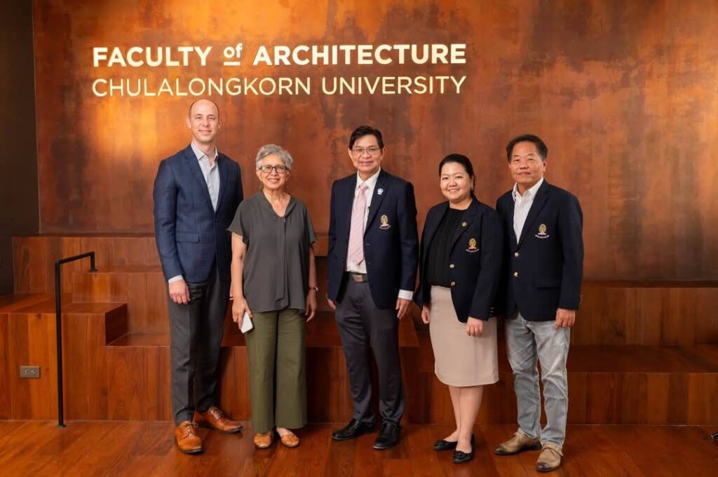 Chula’s Faculty of Architecture Welcomes Representatives from Indiana University, USA, to Discuss Academic Collaboration